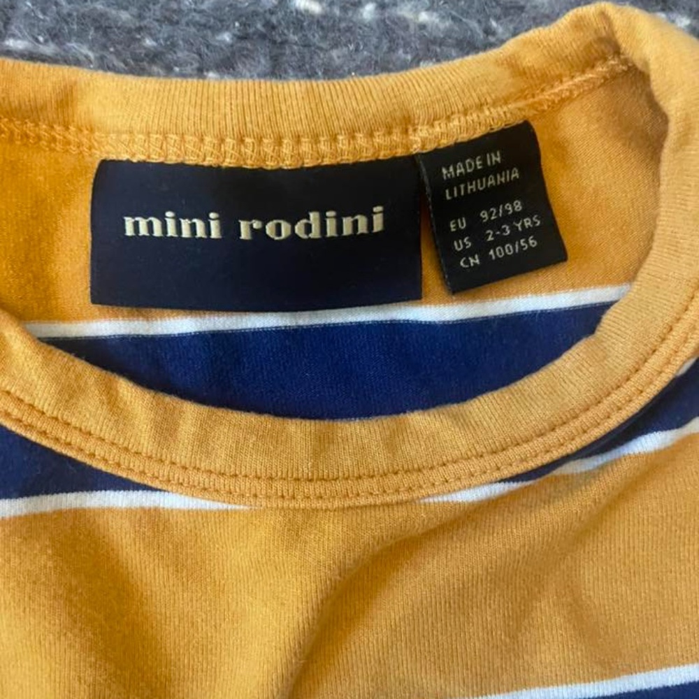 Mini Rodini Stripe SS T-shirt - Picture 3 of 3